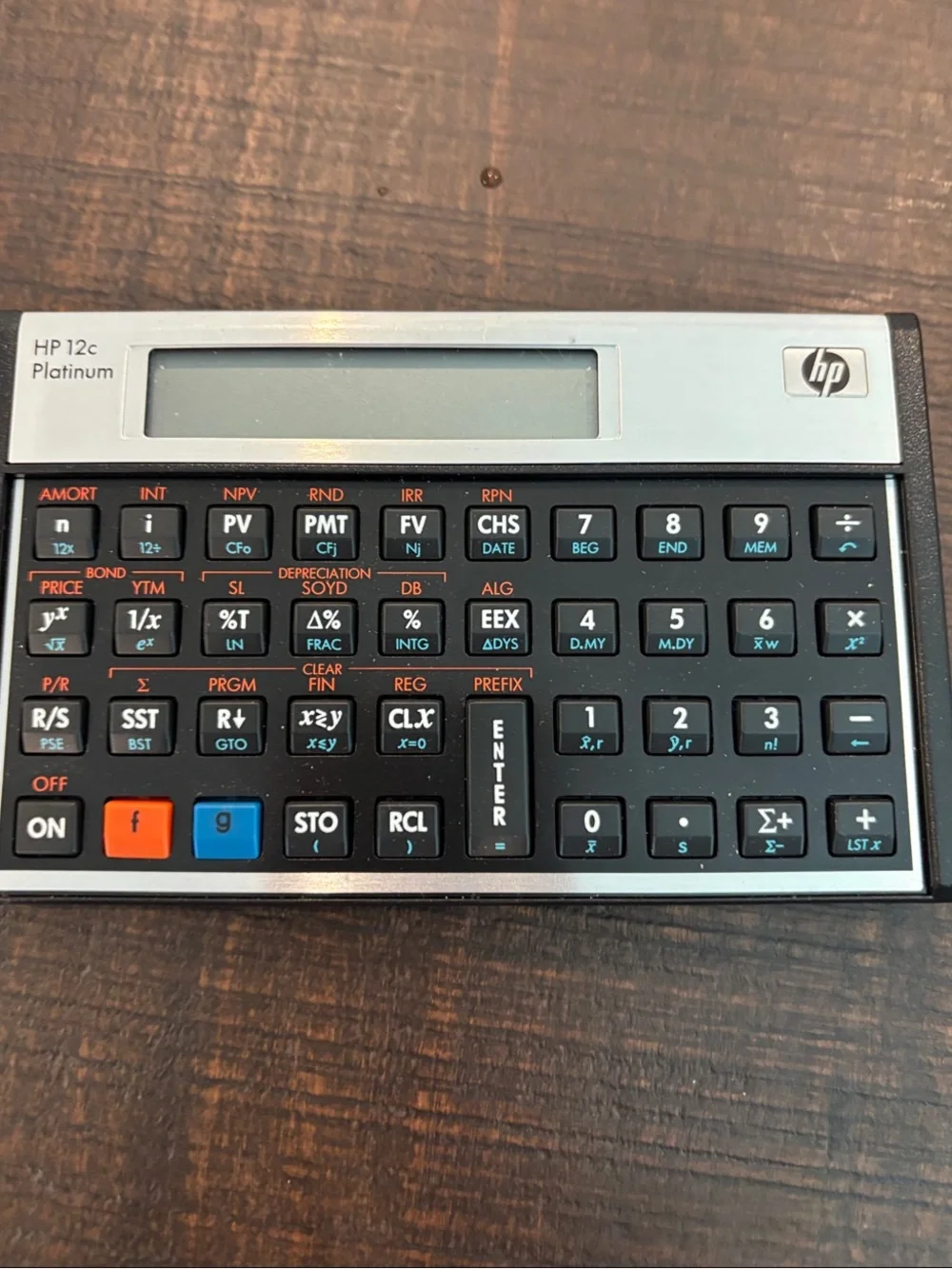 HP 12c Platinum Financial Calculator - Excellent Condition - Tested & Working